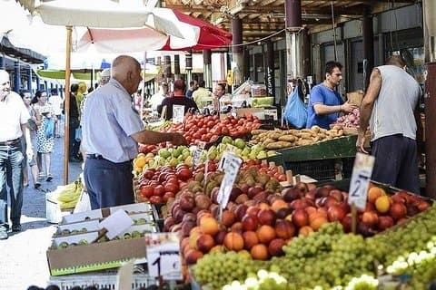 Tour privato di cibo vegetariano di Atene