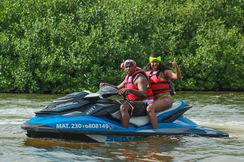 Cancun Mangrove Jet Ski Tour: 2 riders per jet ski