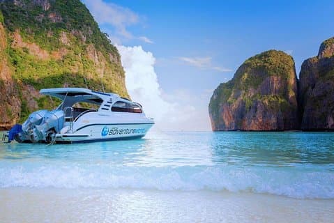 Phi Phi y la isla Khai en lancha rápida