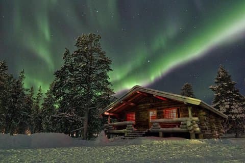 Privat 4-timers nordlys tur fra Rovaniemi med hotel afhentning