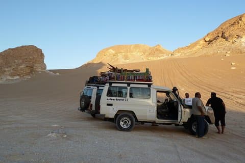 Acampamento no Deserto Branco do Cairo