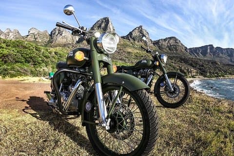 Erkunden Sie Kapstadt auf zwei Rädern – Mieten Sie ein Royal Enfield-Motorrad