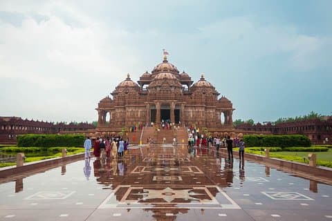 Visite du temple Akshardham à Delhi, la plus grande visite de temple hindou au monde !