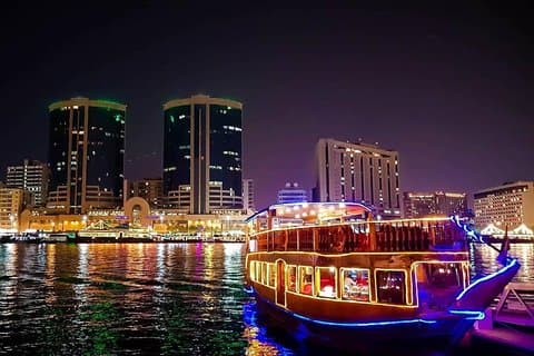 Dubai Creek Dhow Cruise Dinner