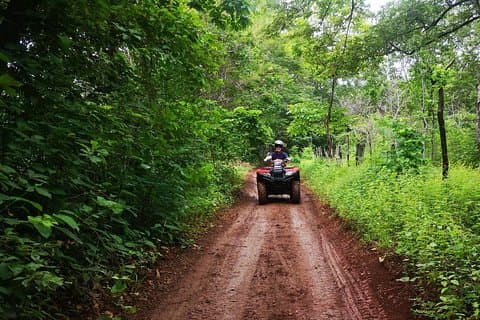 Aventura de quadriciclo de Riu, Secrets e papagayo