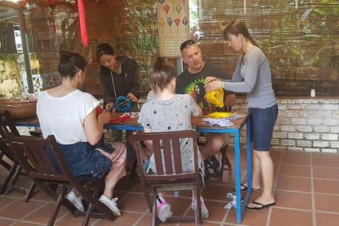 Guided Tour to do Lantern Making Class,Hoi An WalkingTour,Night Market,Boat Ride