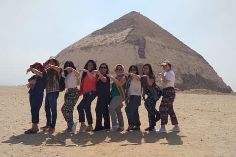 Giza-pyramiderna, Sfinxen, Saqqara, Dahshur med lunch och kameltur