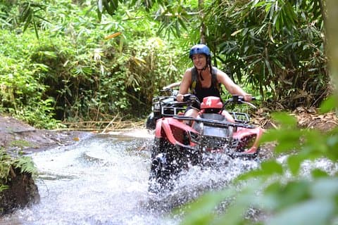 Forfait Combo Ubud ATV Quad Bike et Ubud Rafting avec déjeuner