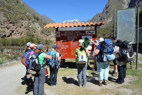 Kort inca-trail til Machu Picchu
