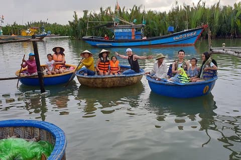 Private Tour/Chan May Port to Hoi An/Basket Boat & Foot Massage