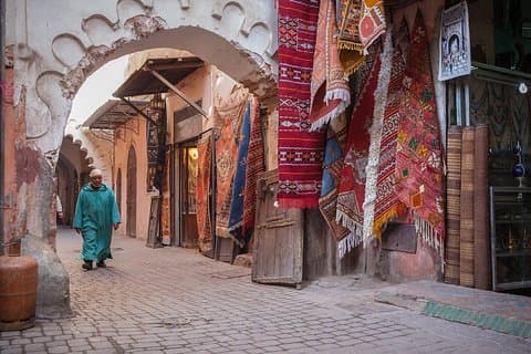 Marrakesh shoppingtur från Casablanca