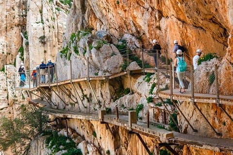 Privétour Caminito del Rey vanuit de gebieden Malaga en omgeving