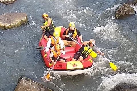 Rafting, Tumpa Paragliding, with Go-pro