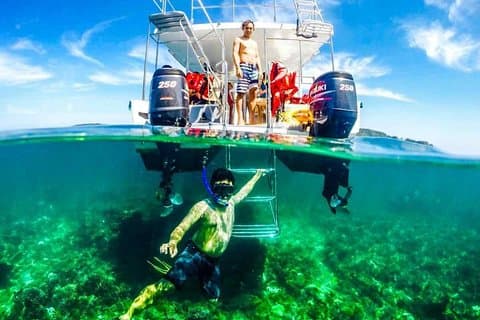 Fun Boat Snorkeling en Island Visit van Kota Kinabalu
