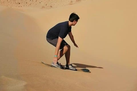 Begeleide ervaring met sandboarden vanuit Agadir