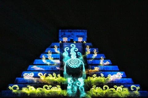 O Melhor Show de Noite em Chicago Itza. Com Almoço Transporte Cenote Valladolid