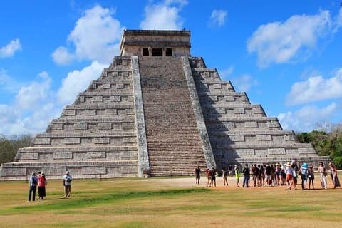 Archéologique Maya Chichen Itza classicfrom Playa del Carmen