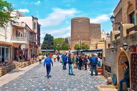 Visite de la vieille ville de Bakou