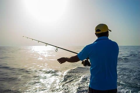 Kuwait City Bay Guided Fishing in Private Boat