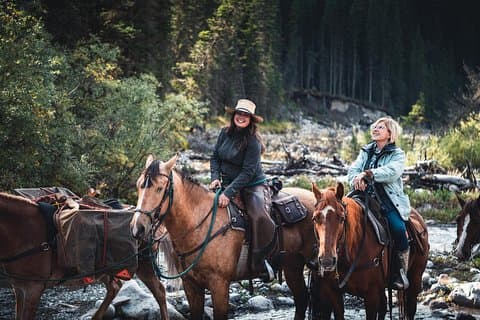 2 días de Sundance durante la noche Backcountry Lodge viaje a caballo