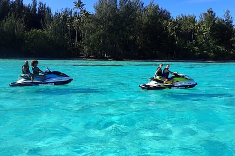 Jet-ski excursion 3 hrs Jet ski excursion to Moorea (single or two-seater)