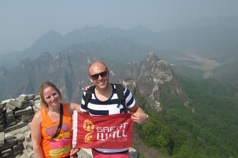 Jiankou nach Mutianyu Great Wall Private Day Wanderung in englischer Sprache