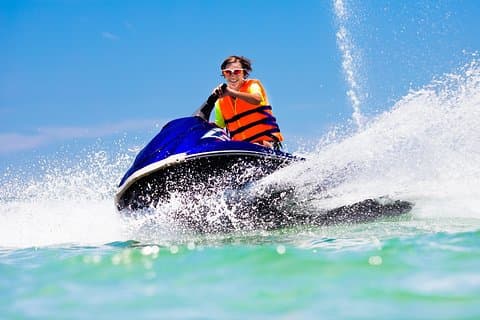 Dubai: Jetski-rit naar Burj Khalifa en Burj Al Arab met sap