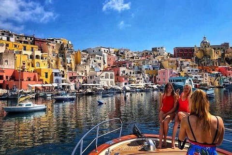 Ischia og Procida privat bådtur