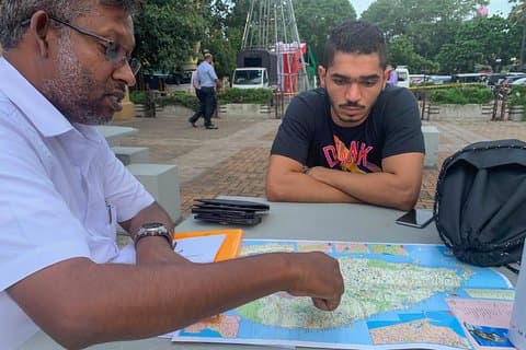 Caminata por la ciudad de Colombo con un local