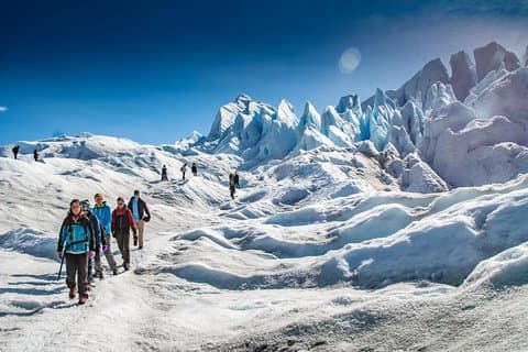 Geweldige minitrekking in de Perito Moreno-gletsjer