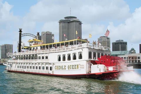 Paddlewheeler Creole Queen Historische Flusskreuzfahrt auf dem Mississippi
