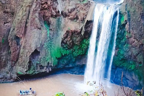 Excursion d'une journée aux cascades spectaculaires et naturelles d'Ouzoud