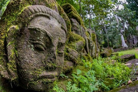 Angkor Wat de 2 dias com templos no pequeno círculo e cachoeira Kulen