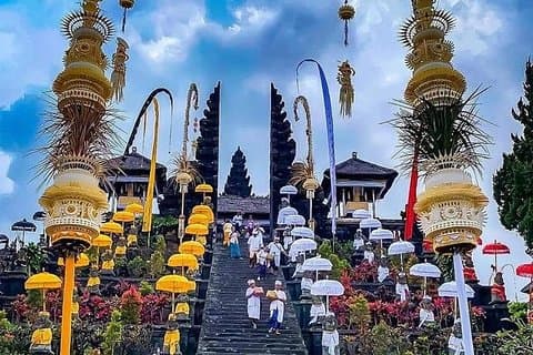 Tour di due vulcano attivo Batur e Besakih Mother Temple