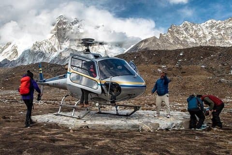 Vuelo en helicóptero de Lukla a Katmandú