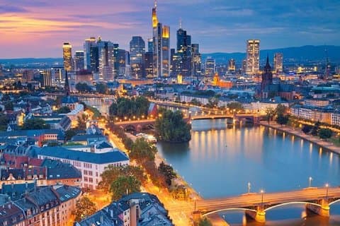 Fantastisk gående Frankfurt med en lokal guide