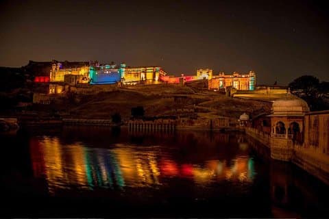 Sound & Light Show på Amber Fort