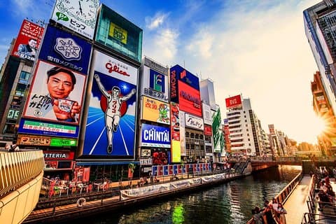 Excursão gastronômica diurna em Osaka Dotonbori