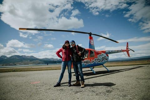 Helikopterflyvning: Ushuaia fra luften - A7