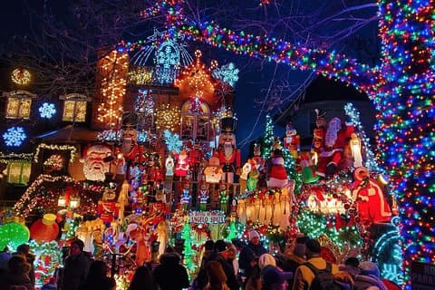 Dyker Heights Julbelysning guidad tur