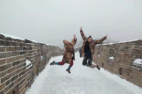 Mutianyu Great Wall en Summer Palace Layover Tour vanaf Beijing Capital Airport