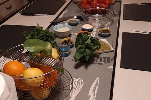 Kochkurs-Ladenmarkt und Mittag- oder Abendessen mit Küchenchef Antonio