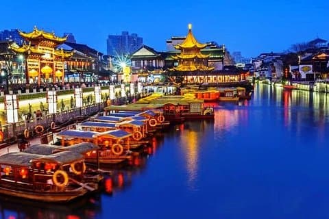 Halvdagers Nanjing City Privat fleksibel tur med Night River Cruise