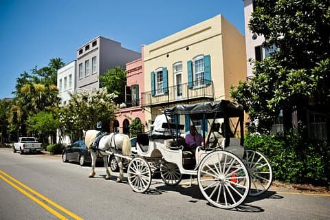 Visite privée en calèche de Charleston