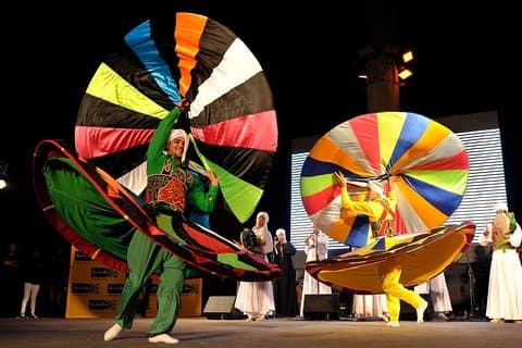 virvlande dervish show med middag