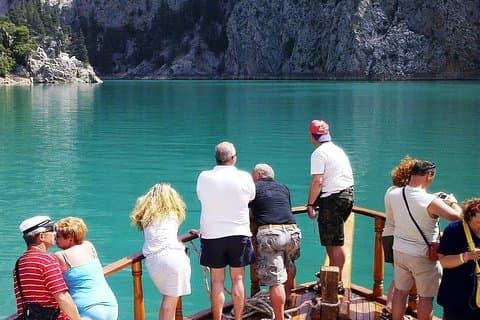 Boat Trip to Green Canyon with Lunch and Soft Drinks from Alanya