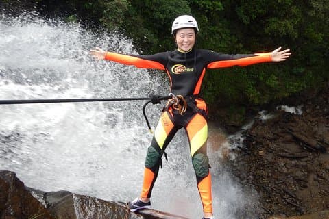 Canyoning in Baths – Chamana Waterfall