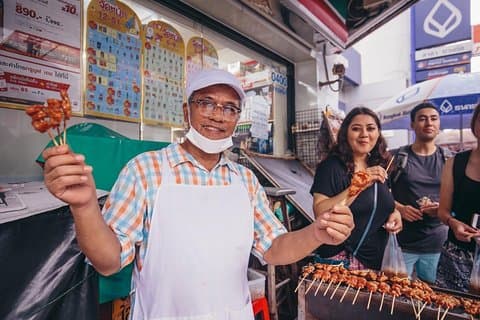Expérience culinaire la plus célèbre de Bangkok (privée et tout compris)