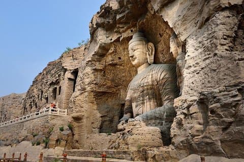 Beijing Private Day Tour naar Hanging Temple en Yungang-grotten per kogel trein