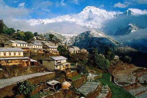 7-daagse Ghorepani Poonhill Ghandruk-trektocht vanuit Kathmandu